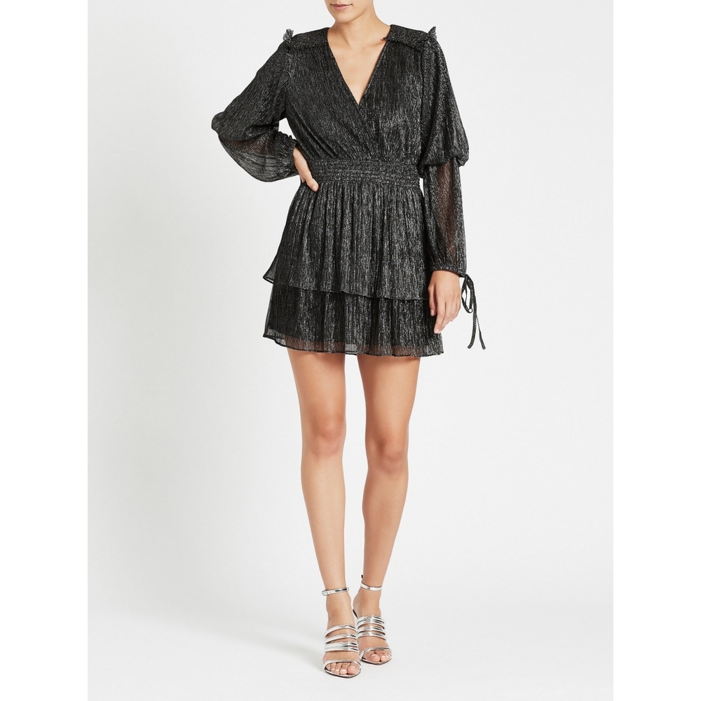 MISA Los Angeles Maeryn Sparkle Lurex Mini Dress